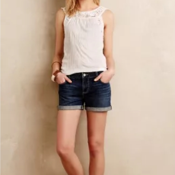 Paige Jimmy Jimmy Raw Hem Cuff Shorts 32 - Picture 3 of 6